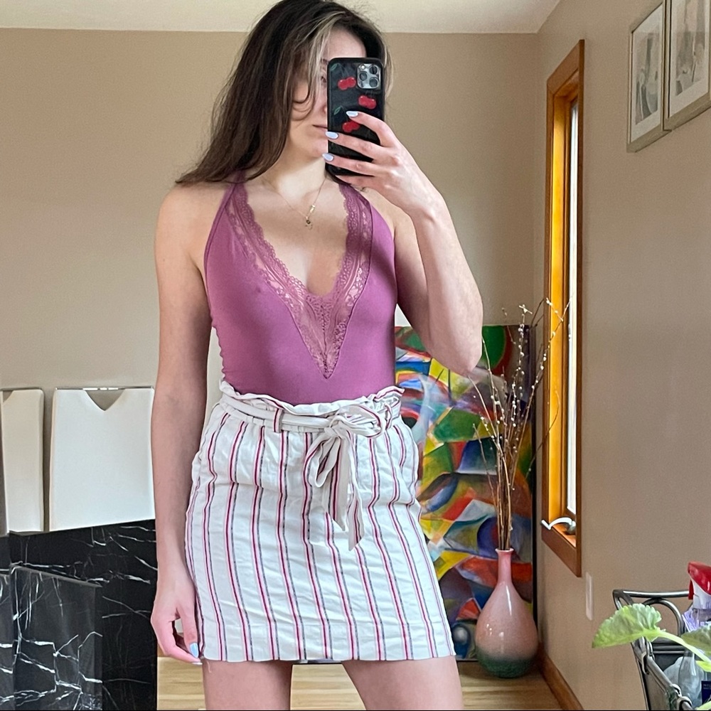 Express Striped Skirt